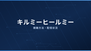 キルミーヒールミー 配信情報